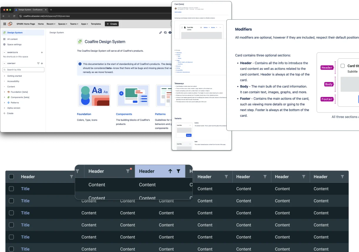 Design system de Hexeon: tokens, componentes y documentación con dark mode